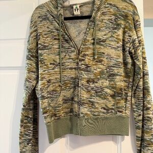 ladies Free People zip up hoodie Medium